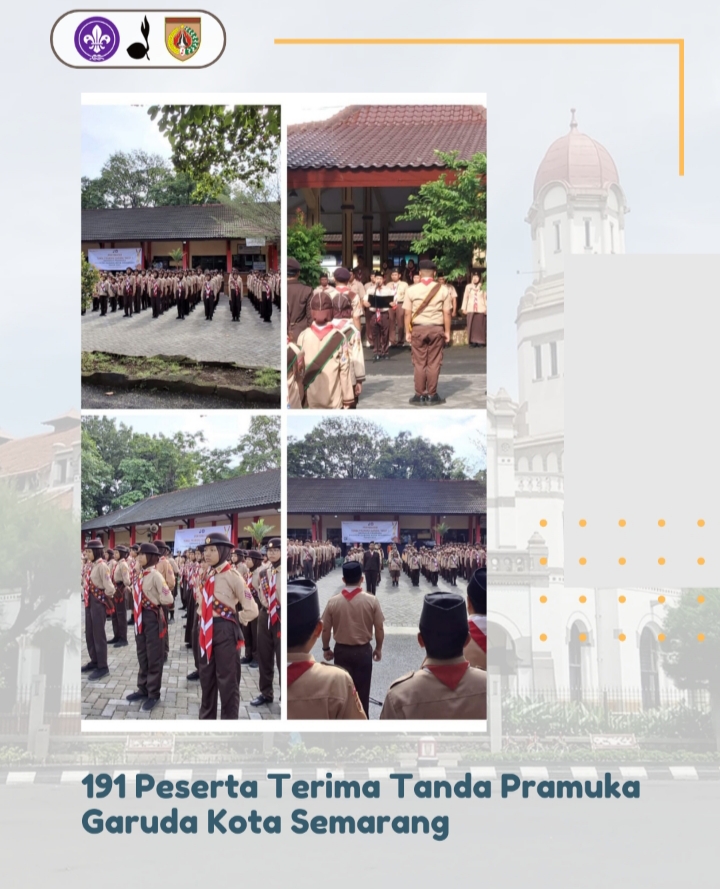 191 Peserta Terima Tanda Pramuka Garuda Kota Semarang