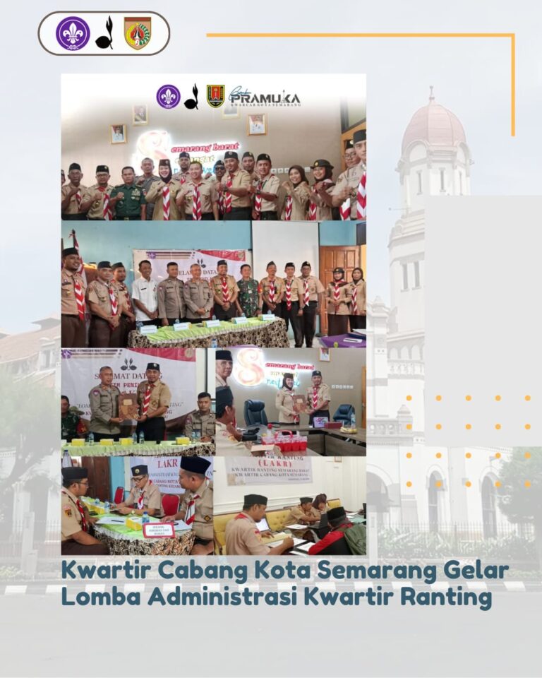 Kwartir Cabang Kota Semarang Gelar Lomba Administrasi Kwartir Ranting