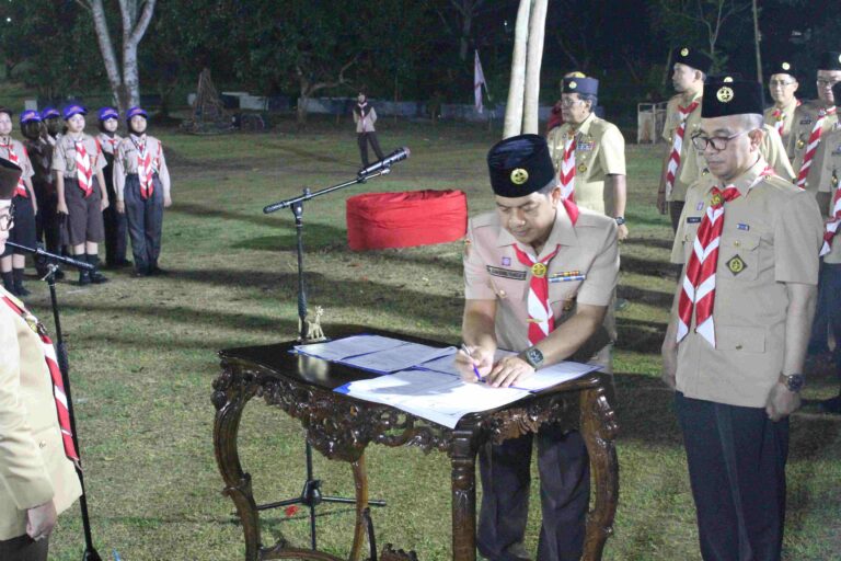 Dilantik sebagai Kamabicab, Agustin: Gerakan Pramuka Membangun Karakter untuk Persiapkan SDM Unggul Tahun 2045