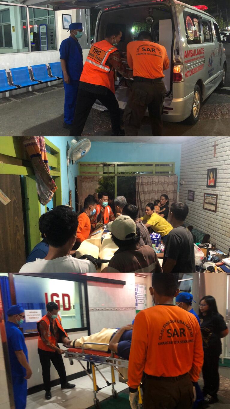 Kwartir Cabang Kota Semarang Bantu Pasien Syaraf Terjepit dengan Ambulance