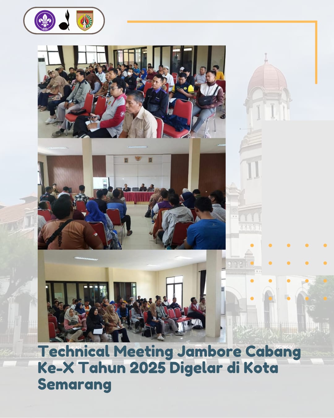 Technical Meeting Jambore Cabang Ke-X Tahun 2025 Digelar di Kota Semarang