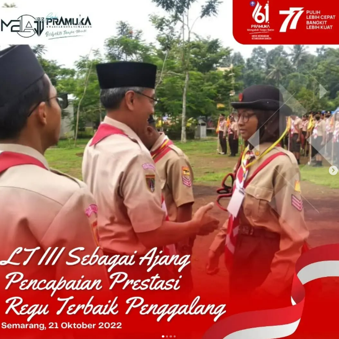 LT III Sebagai Ajang Pencapaian Prestasi Regu Terbaik Penggalang