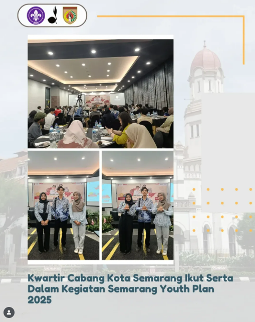 Kwartir Cabang Kota Semarang Ikuti Semarang Youth Plan 2025