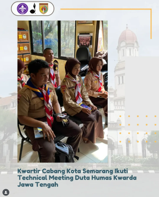 *Kwartir Cabang Kota Semarang Ikuti Technical Meeting Duta Humas Kwarda Jateng 2025