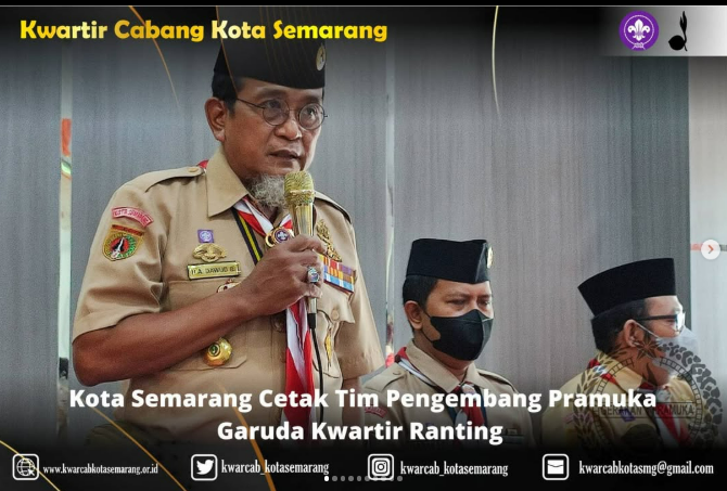 Kota Semarang Cetak Tim Pengembang Pramuka Garuda Kwartir Ranting