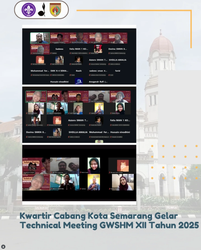 Kwartir Cabang Kota Semarang Gelar Technical Meeting GWSHM XII Tahun 2025