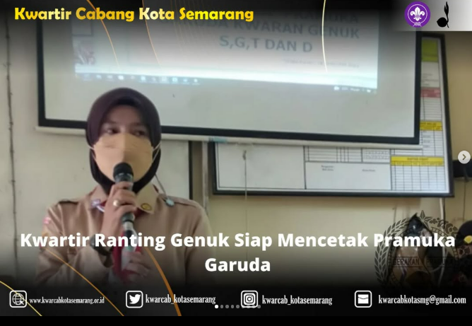 Kwartir Ranting Genuk Siap Mencetak Pramuka Garuda