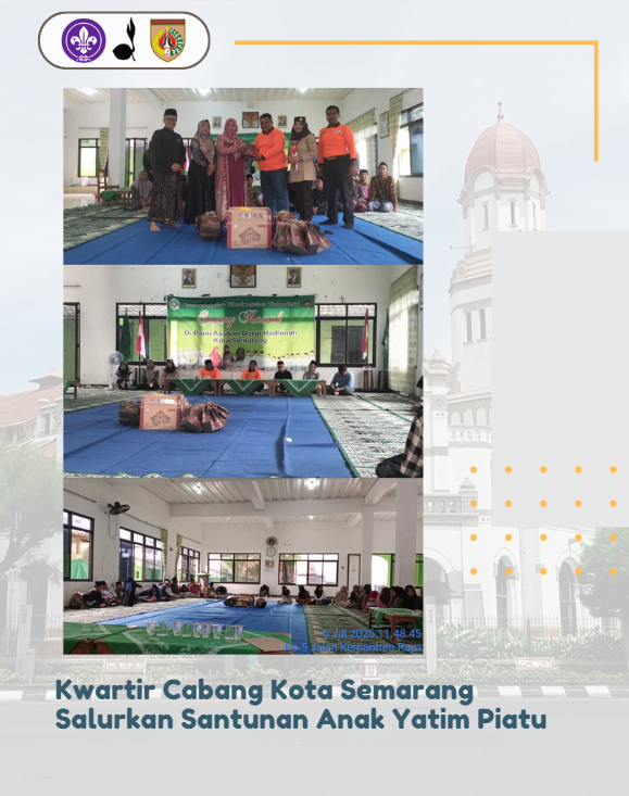 Kwartir Cabang Kota Semarang Salurkan Santunan Anak Yatim Piatu
