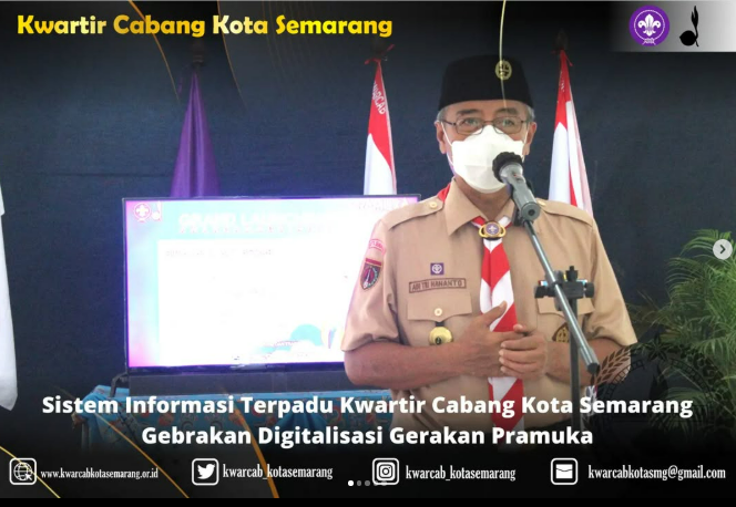 Sistem Informasi Terpadu Kwartir Cabang Kota Semarang Gebrakan Digitalisasi Gerakan Pramuka