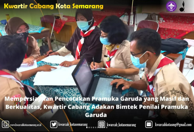Mempersiapkan Pencentakan Pramuka Garuda yang Masif dan Berkualitas, Kwartir Cabang Adakan Bimtek Penilai Pramuka Garuda