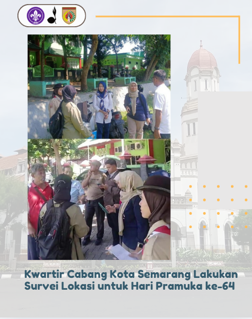 Kwartir Cabang Kota Semarang Lakukan Survei Lokasi untuk Hari Pramuka ke-64