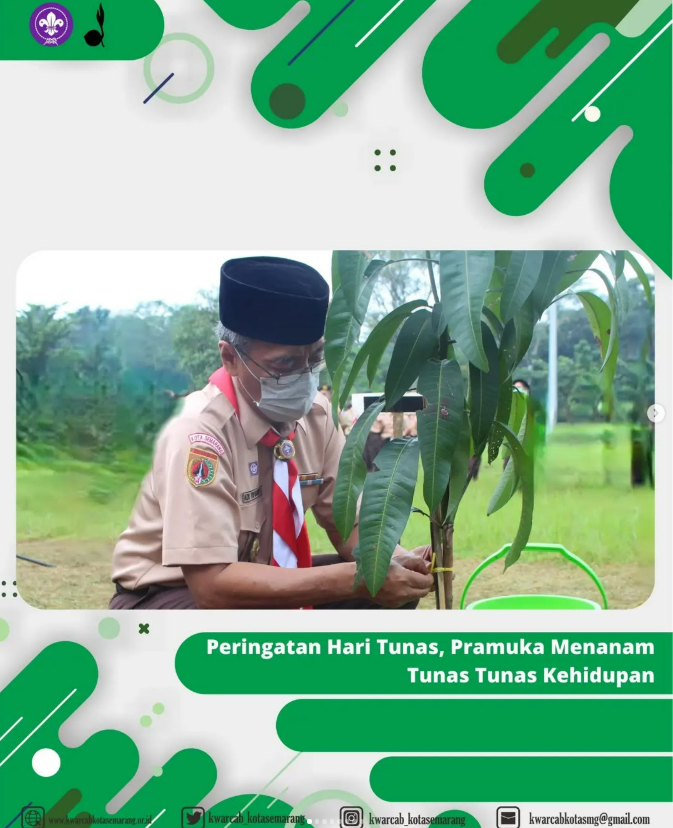 Peringatan Hari Tunas, Pramuka Menanam Tunas Kehidupan