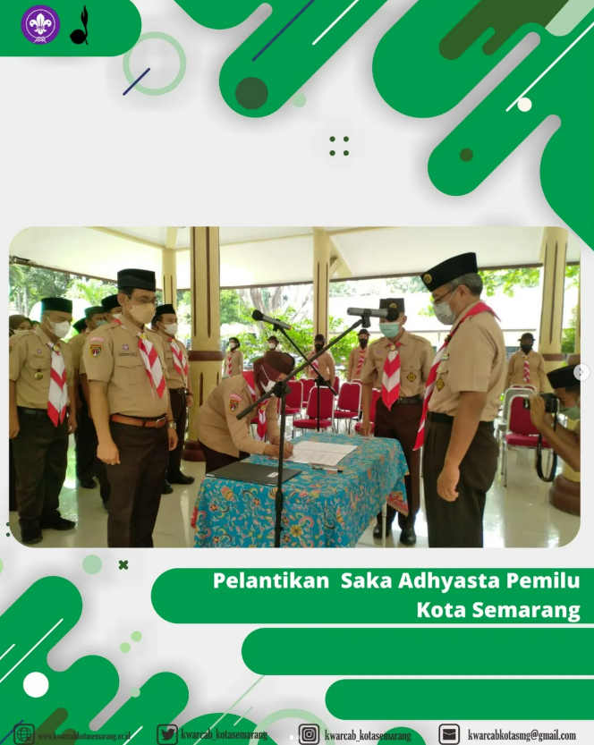 Pelantikan Saka Adhyasta Pemilu Kota Semarang