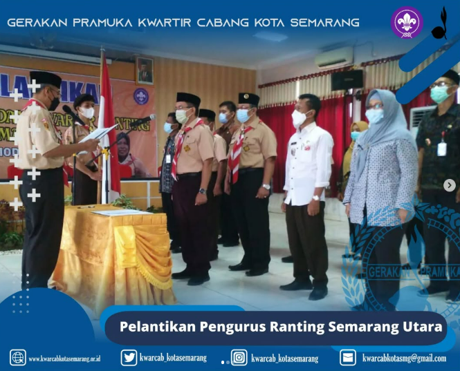 Pelantikan Kwartir Ranting Semarang Utara