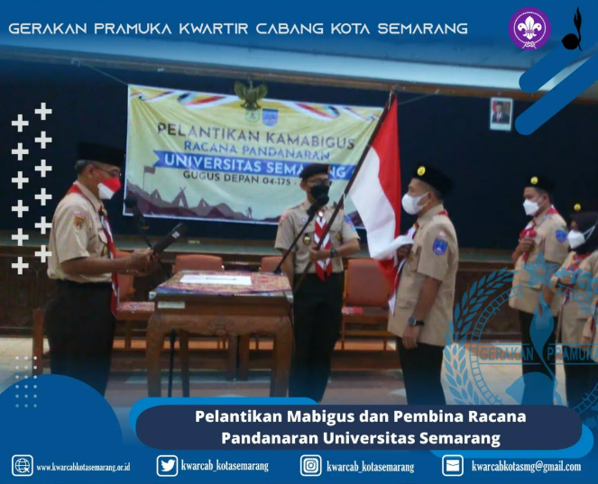 Pelantikan Mabigus dan Pembina Racana Pandanaran Universitas Semarang