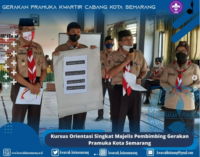 Kursus Orientasi Singkat Majelis Pembimbing Gerakan Pramuka Kota Semarang
