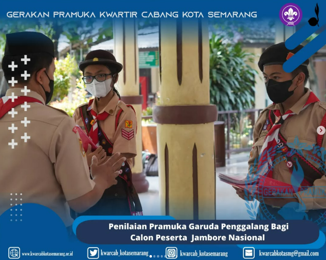 Penilaian Pramuka Garuda Penggalang Bagi Calon Peserta Jambore Nasional