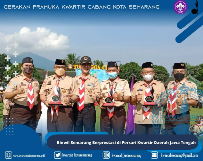 Binwil Semarang Berprestasi di Persari Kwartir Daerah Jawa Tengah
