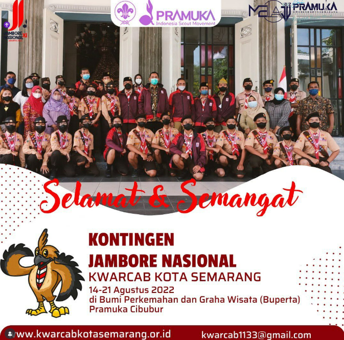 Kontingen Jambore Nasional XI dari Kota Semarang Tunjukkan Semangat dan Prestasi di Bumi Perkemahan Cibubur
