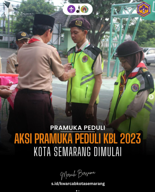 Aksi Pramuka Peduli KBL 2023 Kota Semarang Dimulai