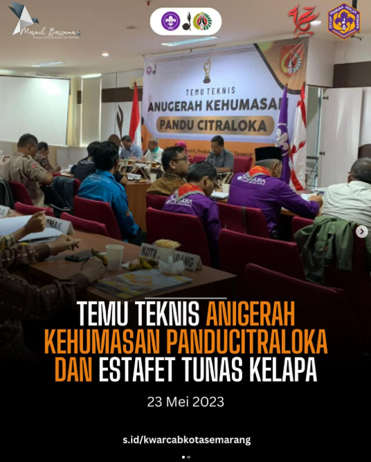Temu Teknis Anugerah Kehumasan Panducitraloka dan Estafet Tunas Kelapa