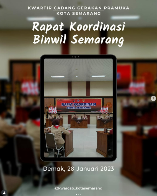 Rapat Koordinasi Binwil Semarang Digelar di Kwarcab Demak, Evaluasi dan Bahas Program Kerja 2023