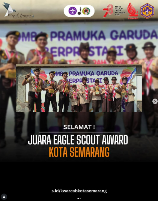 Selamat! Kwarcab Kota Semarang Raih Prestasi Gemilang dalam Eagle Scout Award 2023 Kwarda Jawa Tengah