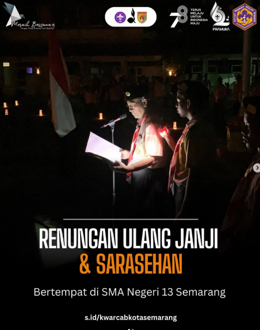 Renungan Ulang Janji dan Sarasehan: Menguatkan Komitmen Pramuka Kota Semarang