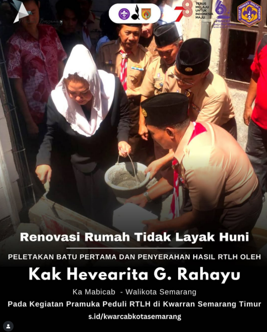 Kwarcab Kota Semarang Laksanakan Renovasi Rumah Tidak Layak Huni