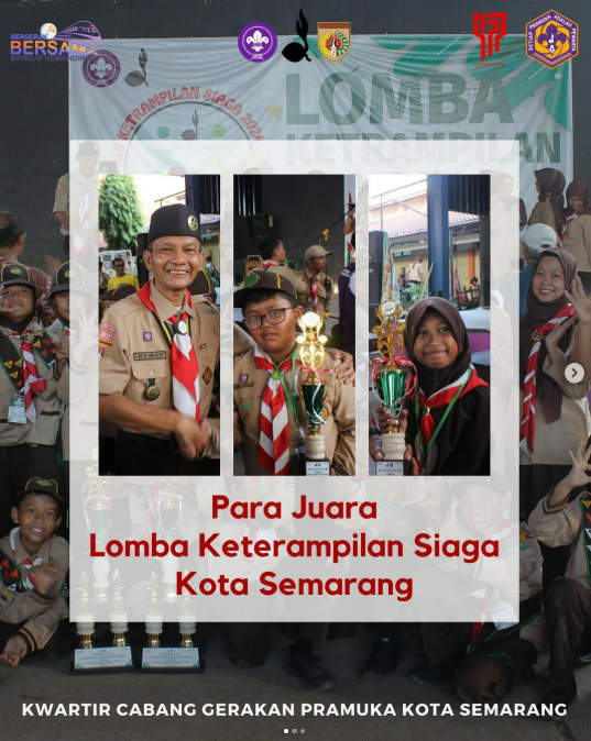 Selamat! Inilah Barung Siaga Tergiat Lomba Keterampilan Siaga 2024