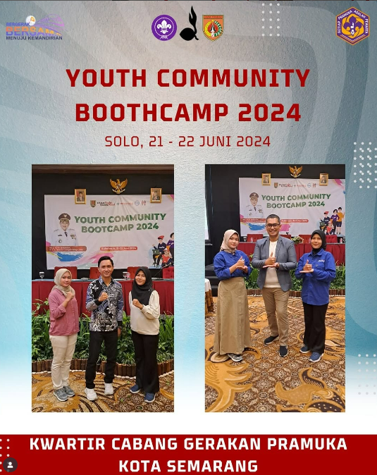 Perwakilan Kwarcab Kota Semarang Ikuti Youth Community Bootcamp 2024 di Solo