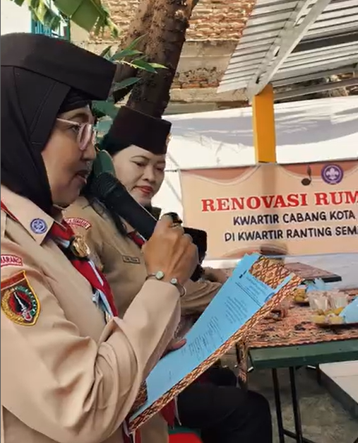 Kwarcab Kota Semarang Serahkan Hasil Renovasi Rumah Kwarran Semarang Barat Tahun 2024