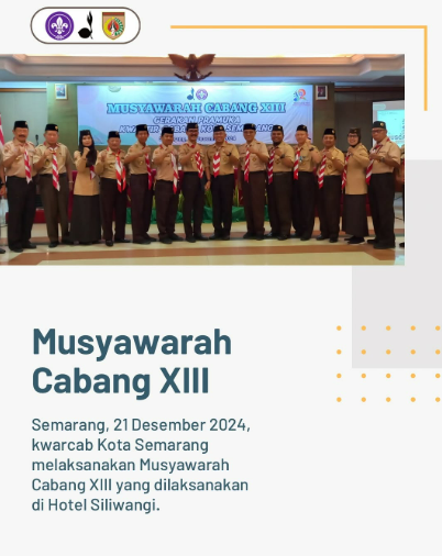 Musyawarah Cabang XIII Kwarcab Kota Semarang Tahun 2024