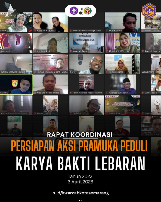 Persiapan Aksi Pramuka Peduli Karya Bakti Lebaran